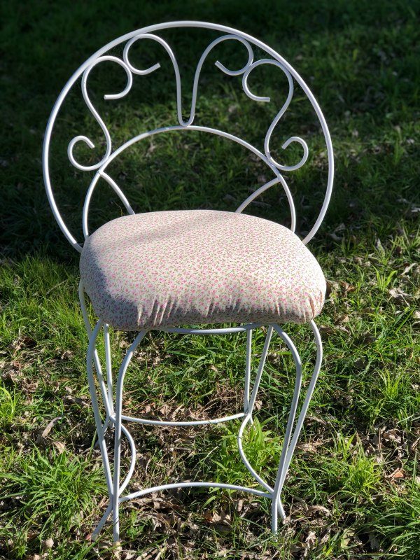 vintage chairs for hire cute white with floral